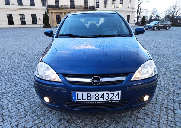 Opel Corsa cena 8900 przebieg: 186123, rok produkcji 2005 z Lubartów małe 154